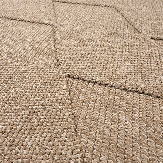 Preview: Teppich In- und Outdoor mit Jute-Optik vielseitig einsetzbar in Beige/Braun Preview: Teppich In- und Outdoor mit Jute-Optik vielseitig einsetzbar in Beige/Braun