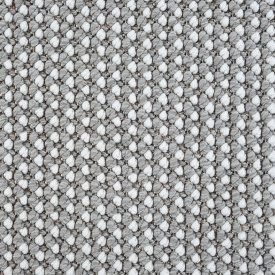 Preview: Wohnzimmer Niedrigflor Teppich Pflegeleicht mit modernem Design in grau