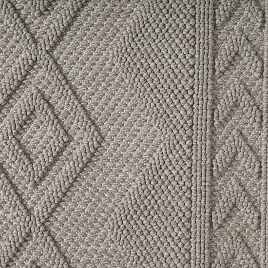 Pflegeleichter Teppich mit strukturierter Loop-Optik Beige
