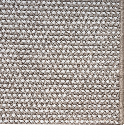 Wohnzimmerteppich Niedrigflor im speziellen modernen Design in beige