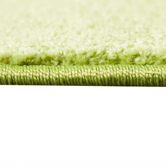 Kinderteppich Schmetterling Design Grün Pink Grau Türkis Weiss