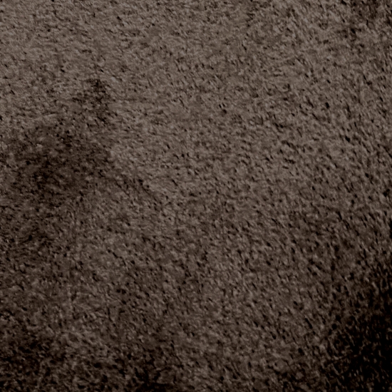 Preview: Teppich Braun mit Antirutsch-Rücken – Weich, gemütlich & pflegeleicht