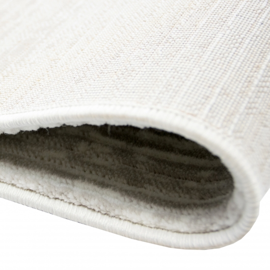Designer Teppich mit Karomuster in Beige Grau