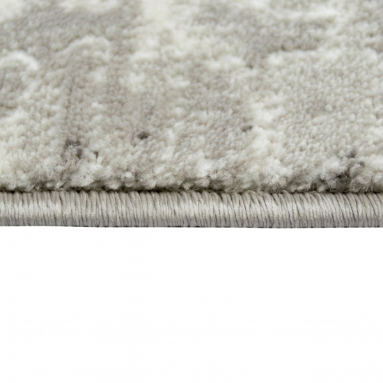 Designer Teppich in Beige Creme Grau