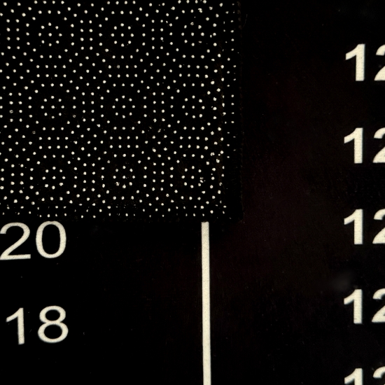 Dartmatte schwarz - Schutz für Boden