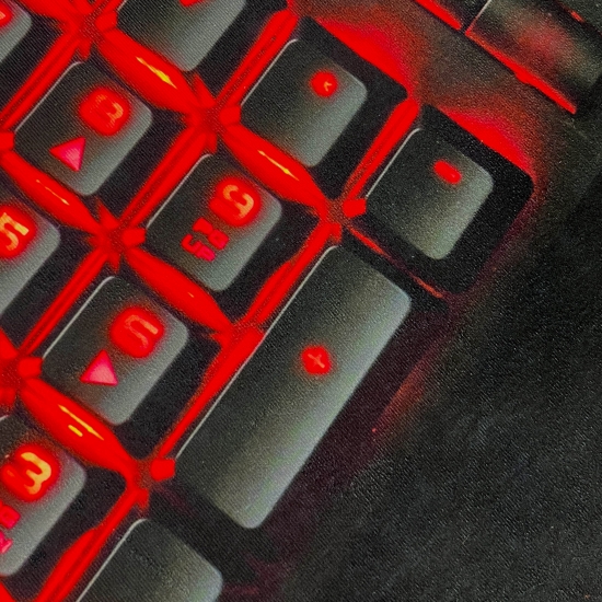 Gaming Teppich mit Konsole und Joystick Schwarz