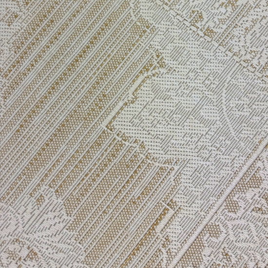 Teppich Beige Creme pflegeleicht für Wohnzimmer Balkon Terrasse