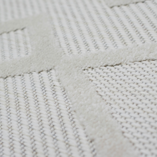 In- & Outdoor Teppich in creme