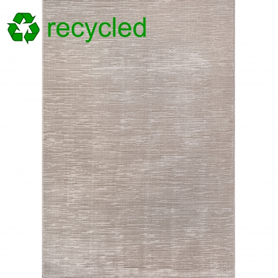 Preview: Moderner Teppich mit Struktur und Liniendesign pflegeleicht Beige Preview: Moderner Teppich mit Struktur und Liniendesign pflegeleicht Beige