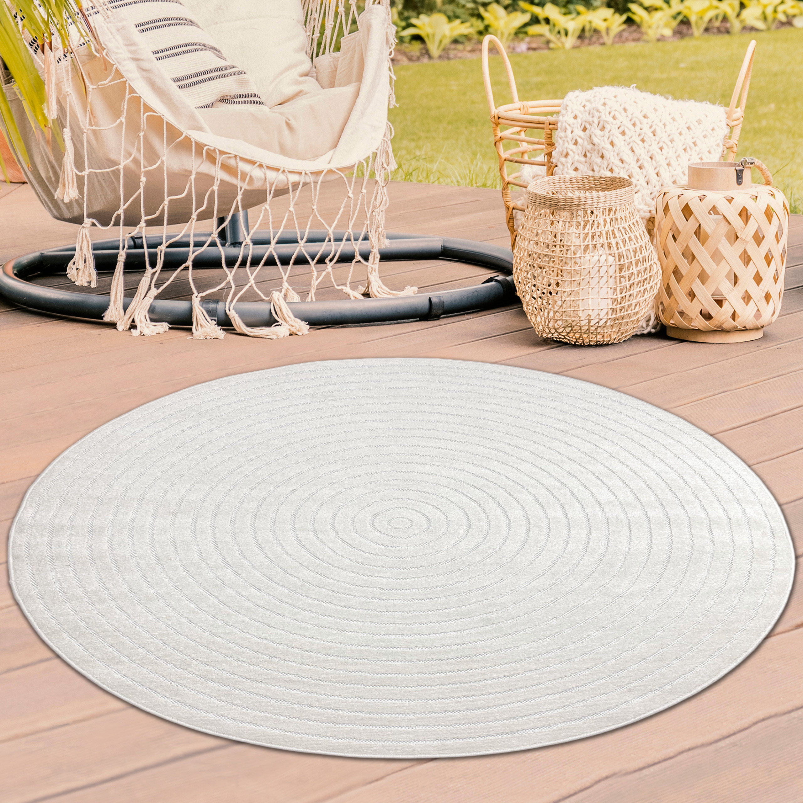 th TeppichHome 24 - Rund Modern Teppich