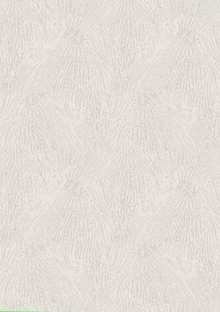 Robuster Teppich Creme mit modernem Linienmuster und Fransen