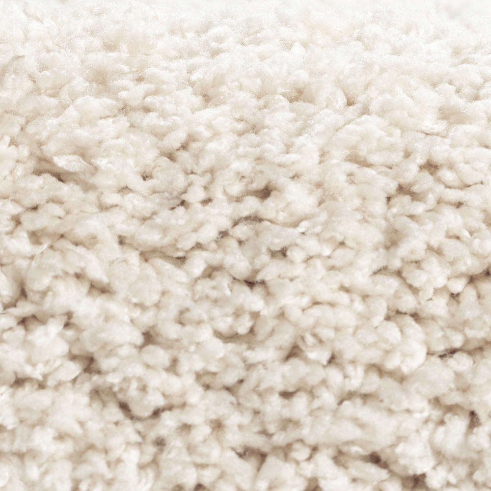 Designerteppich Schlafzimmer einfarbig creme