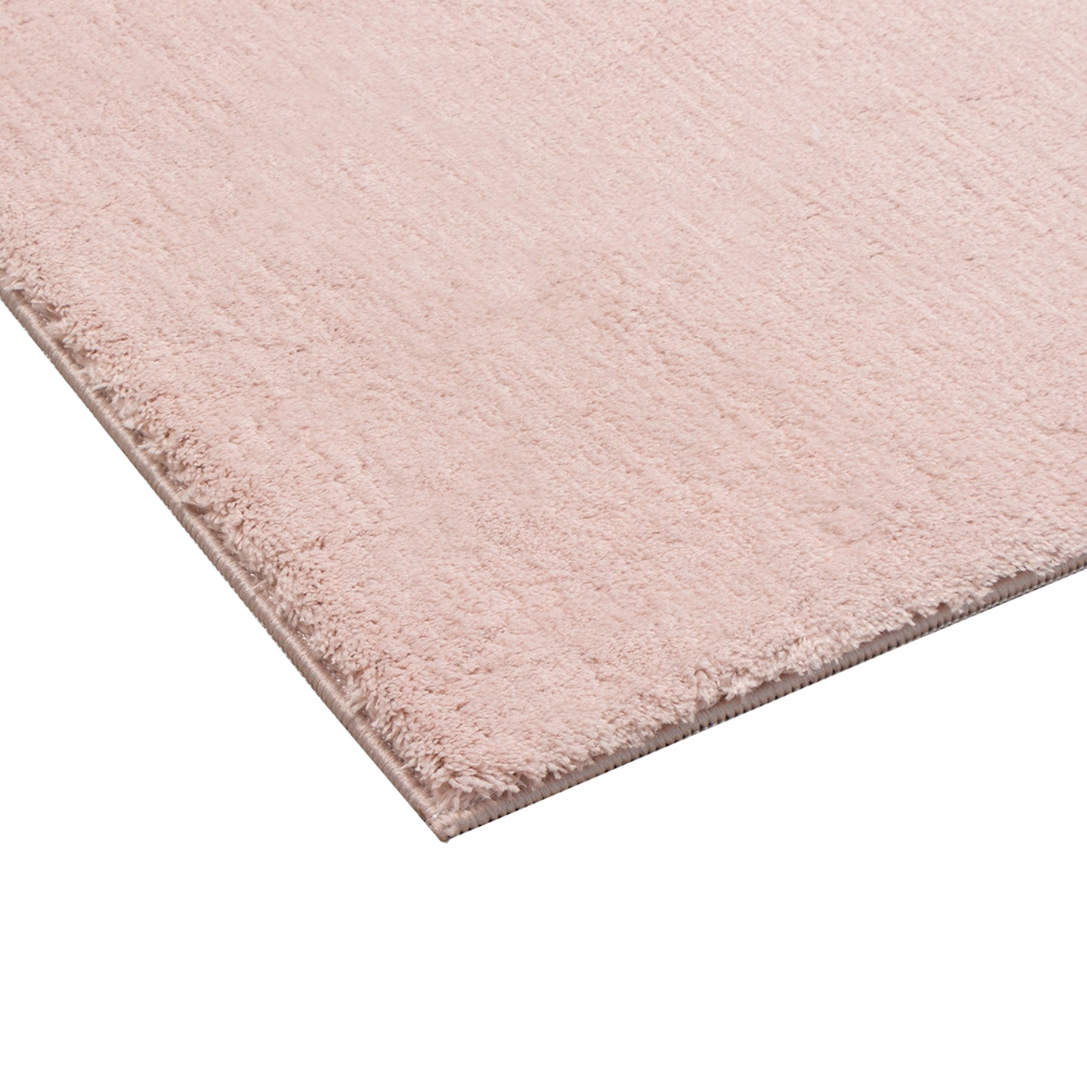 Hochflor-Teppich in Blush farbe
