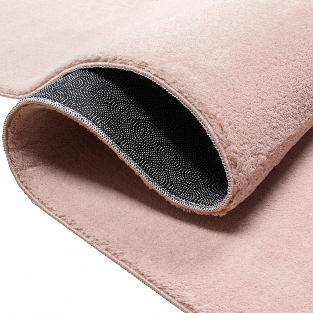 Hochflor-Teppich in Blush farbe