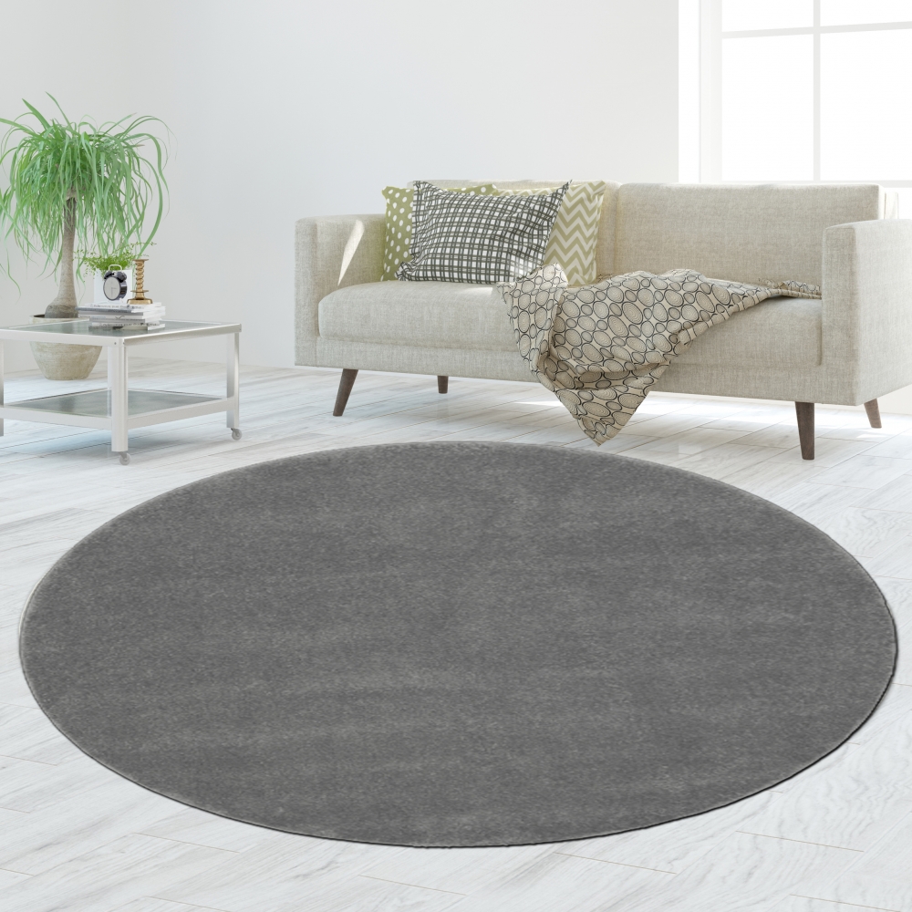 Teppich Anthrazit pflegeleicht robust