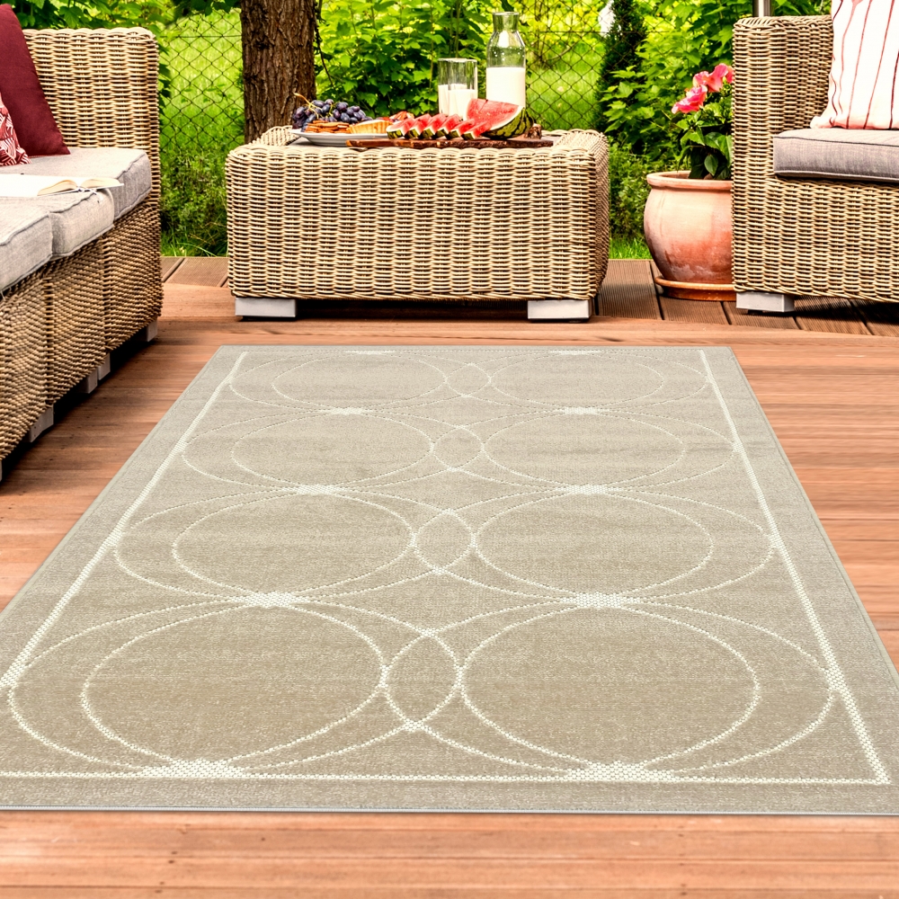 In- & Outdoor Teppich in beige