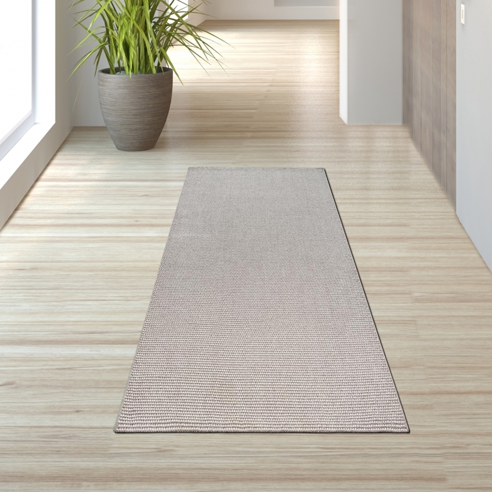 Wohnzimmerteppich Niedrigflor im speziellen modernen Design in beige
