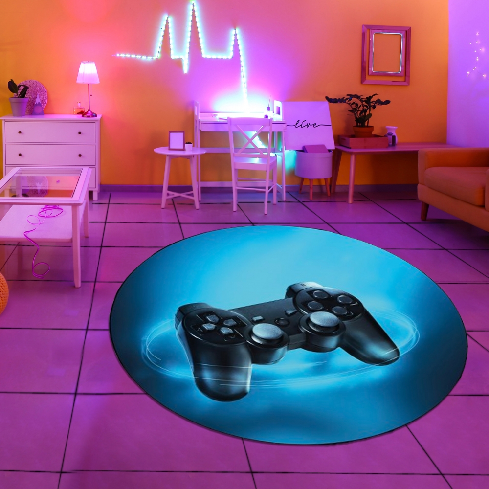 Gaming Teppich mit Joystick