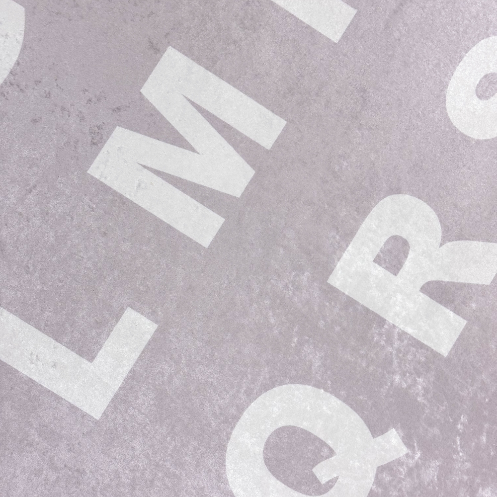 Kinderteppich ABC mit Elefant in Rosa