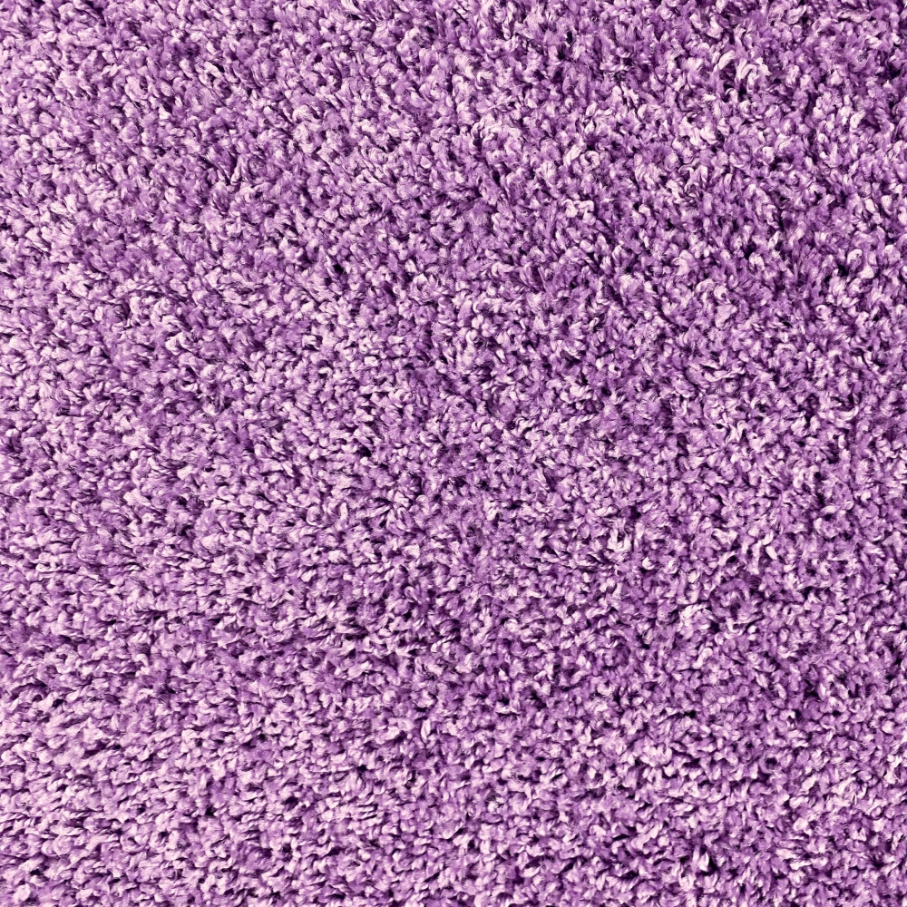 Weicher Shaggy Teppich in Flieder – pflegeleichter Hochflor für moderne Wohnräume