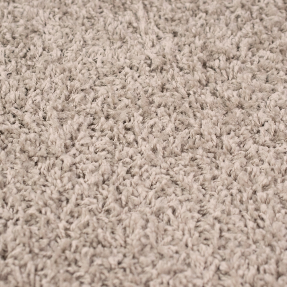 Weicher Shaggy Teppich in Naturbeige – pflegeleichter Hochflor für alle Wohnbereiche