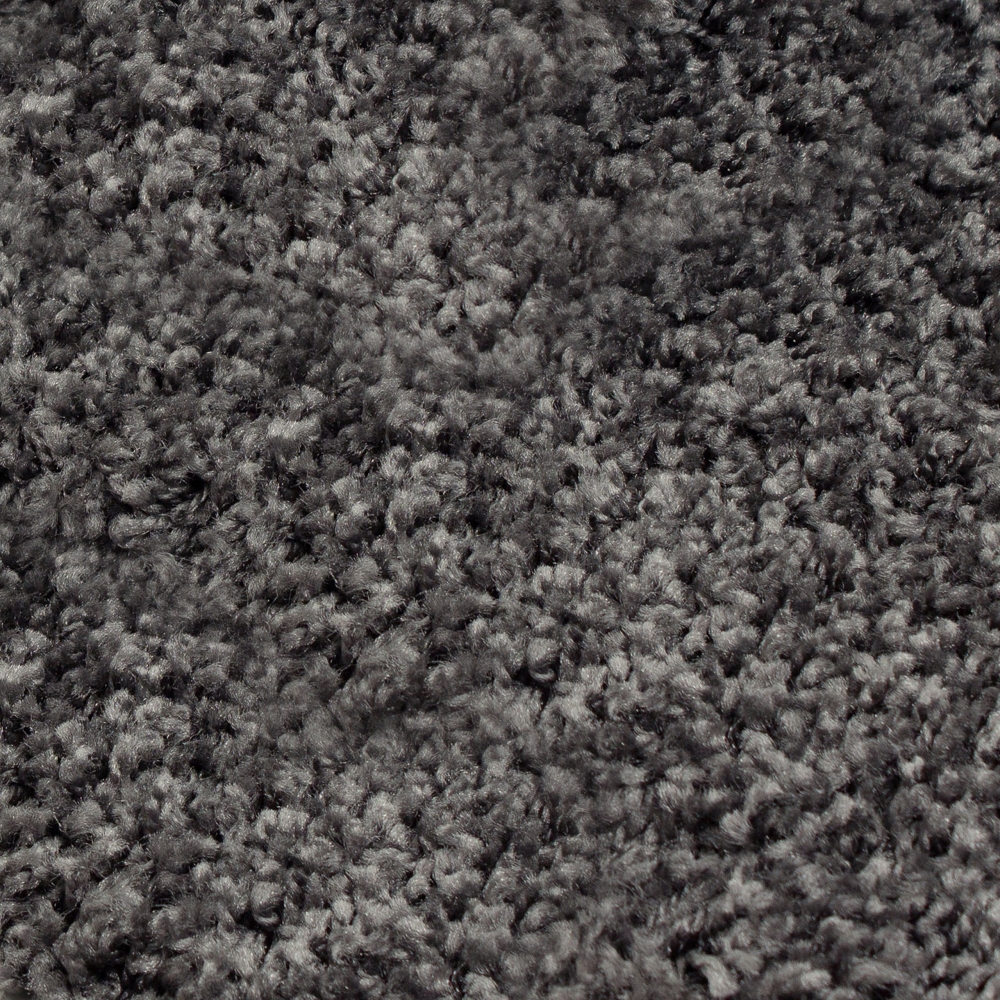 Weicher Shaggy Teppich in Grau – pflegeleichter Hochflor Teppich für alle Wohnräume