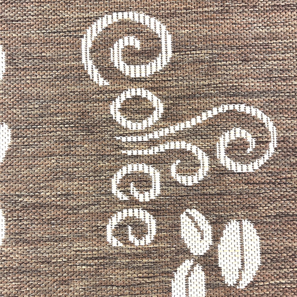 Küchenteppich Sisalteppich modern kurzflor coffee mocha espresso braun beige