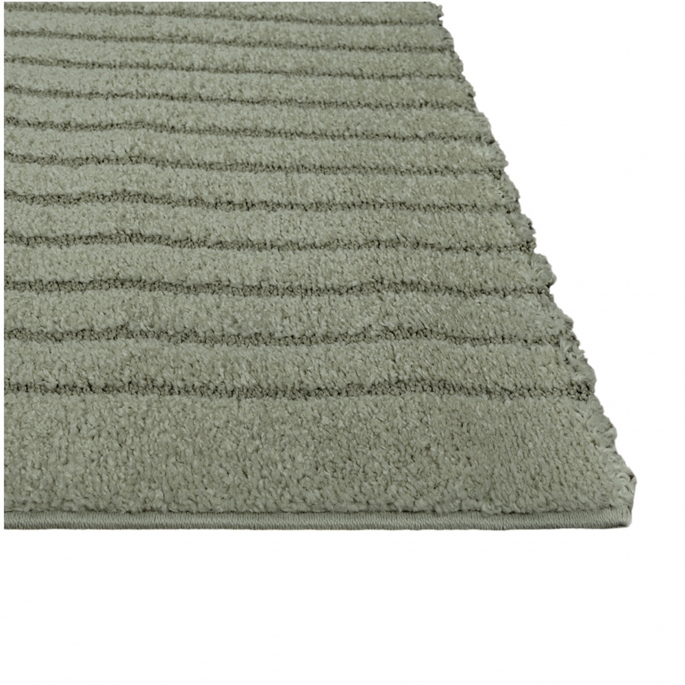 Teppich Grün mit 3D-Kreismuster pflegeleicht und robust