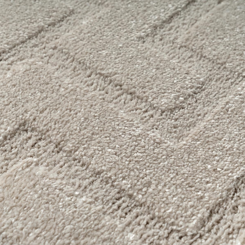 Teppich in beige pflegeleicht weich robust modern