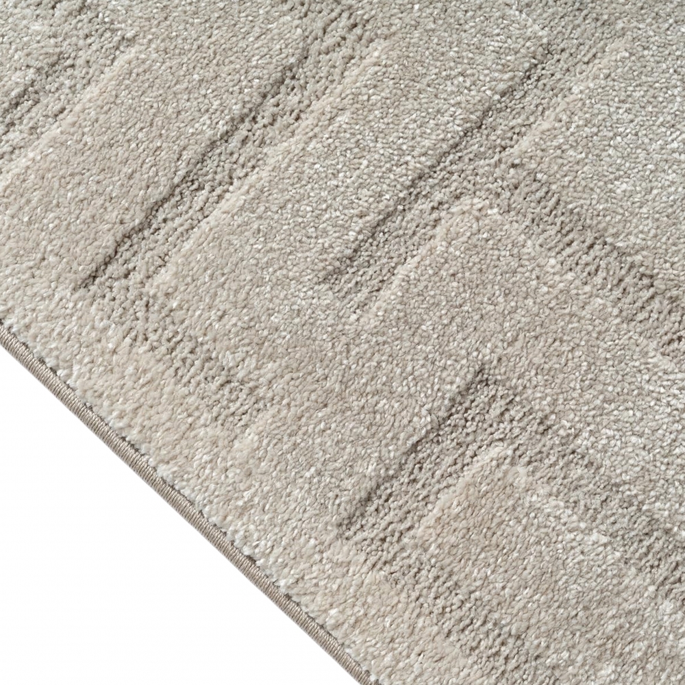 Teppich in beige pflegeleicht weich robust modern