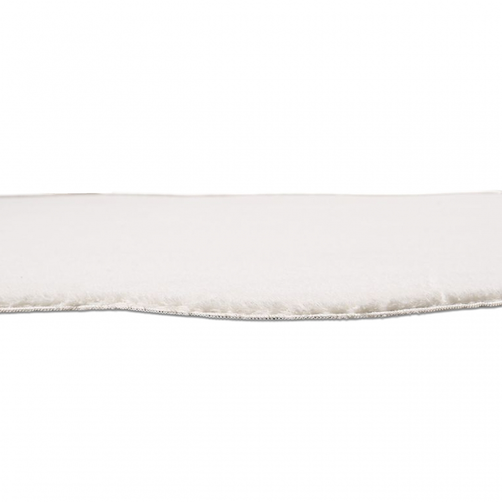 Creme Teppich pflegeleicht moderne Wellenform