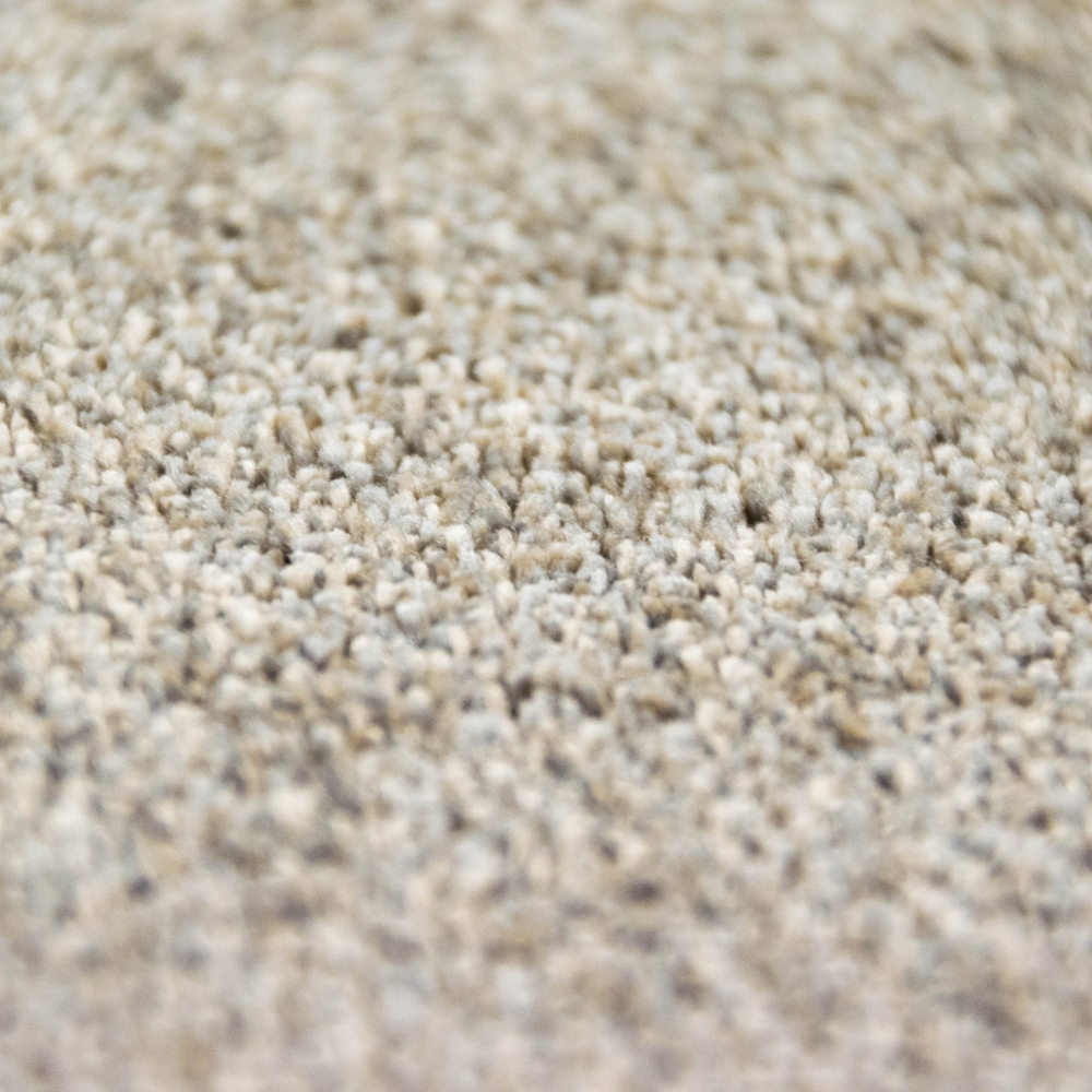 Teppich Taupe Uni praktisch robust pflegeleicht Alltag