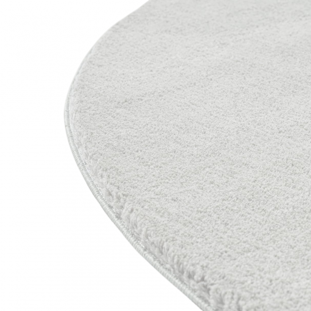 Teppich Shape in moderner Freiform rutschfest weich Creme