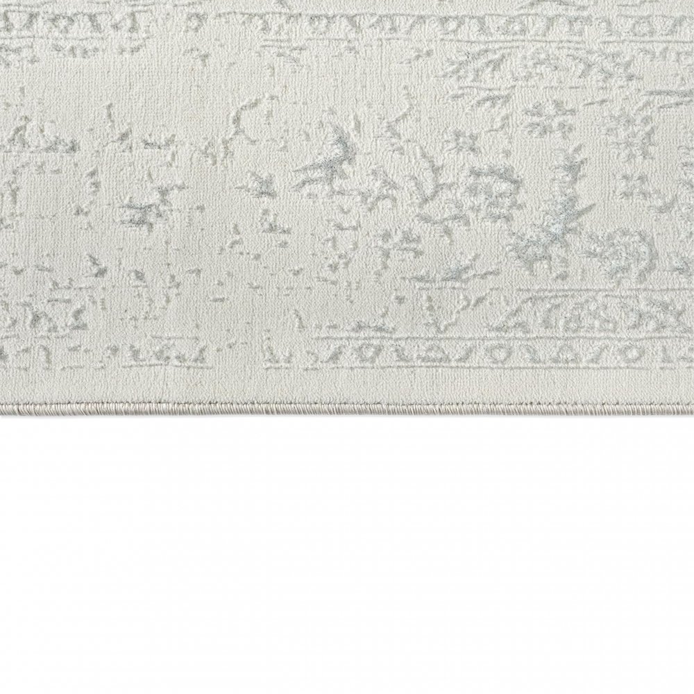 Teppich Creme mit Ornament Muster pflegeleicht Wohnbereich