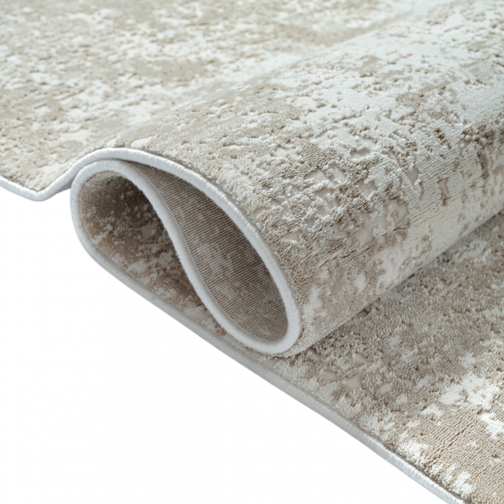 Teppich Used-Look pflegeleicht abstrakt in Beige