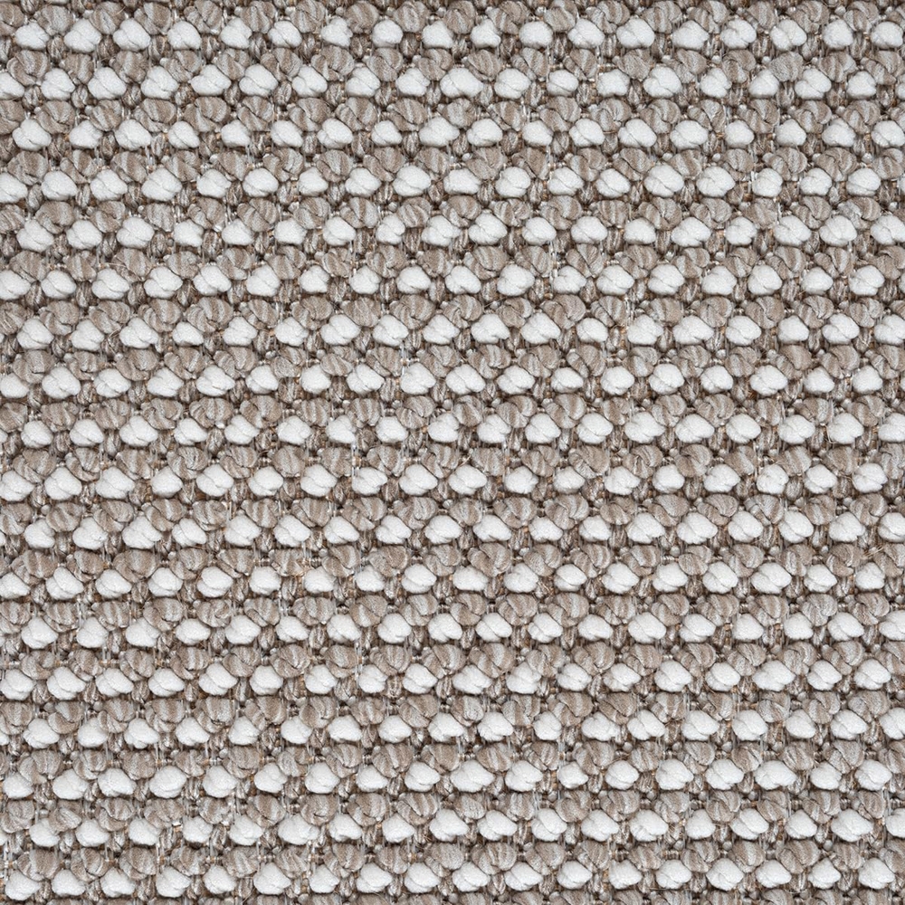 Wohnzimmerteppich Niedrigflor im speziellen modernen Design in beige