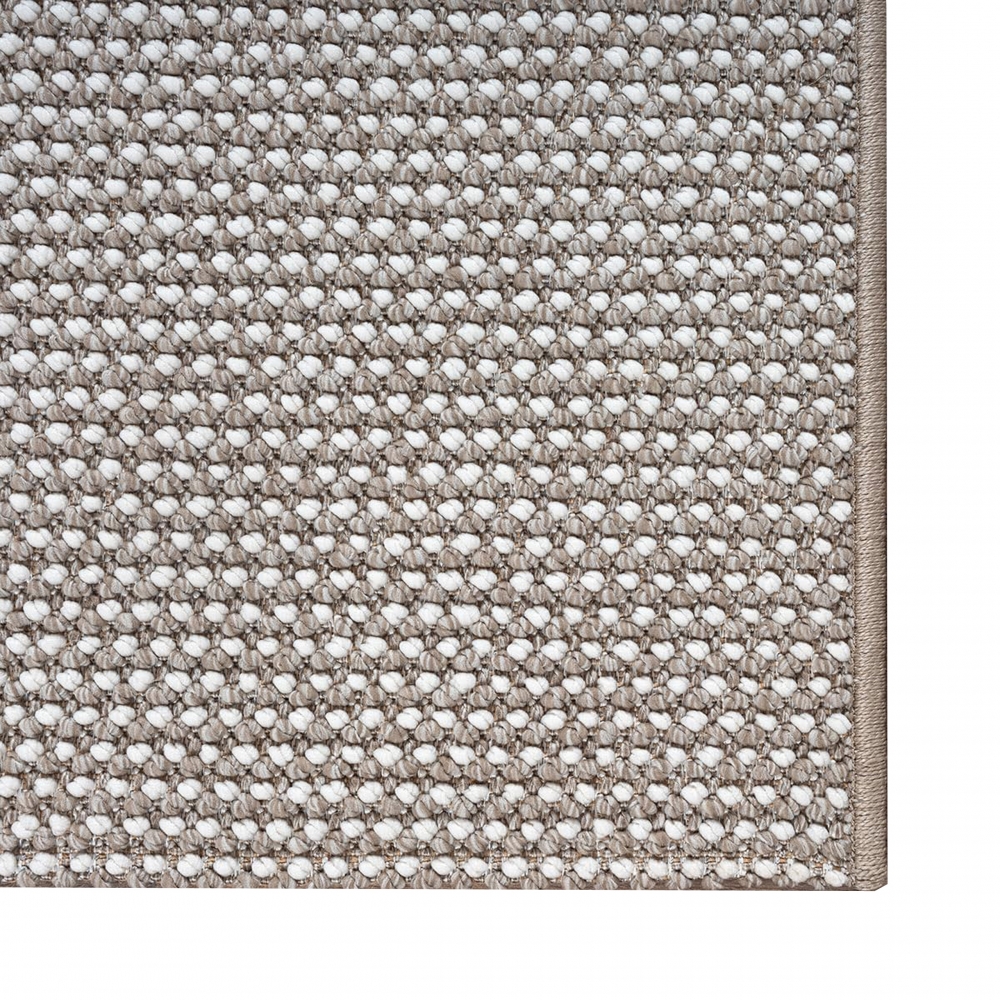 Wohnzimmerteppich Niedrigflor im speziellen modernen Design in beige