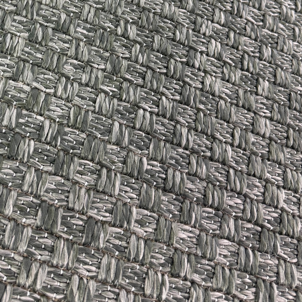 Grüner Teppich Flachgewebe Robust Für Balkon Terrasse