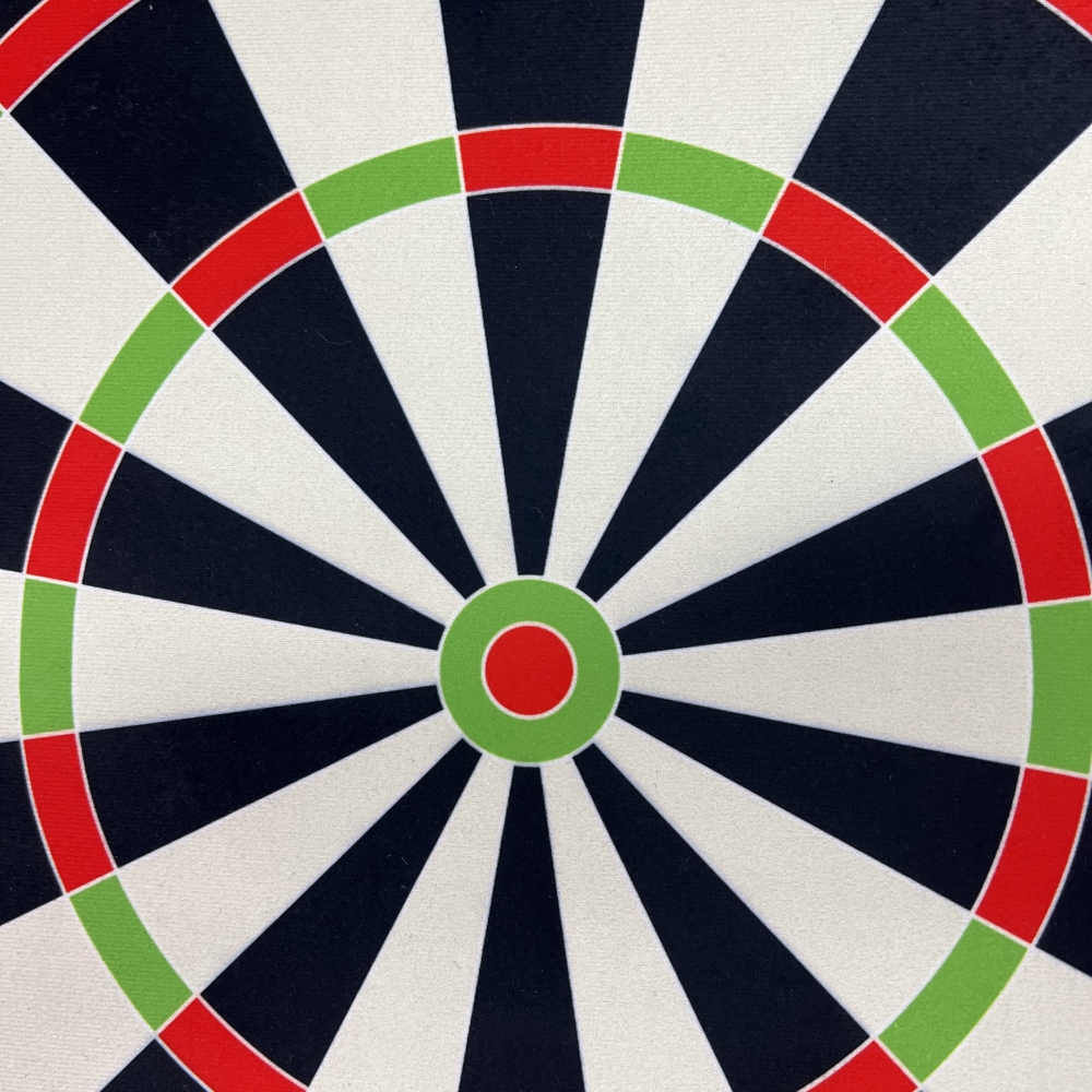 Dartteppich mit Abwurflinie und Schutz für Boden