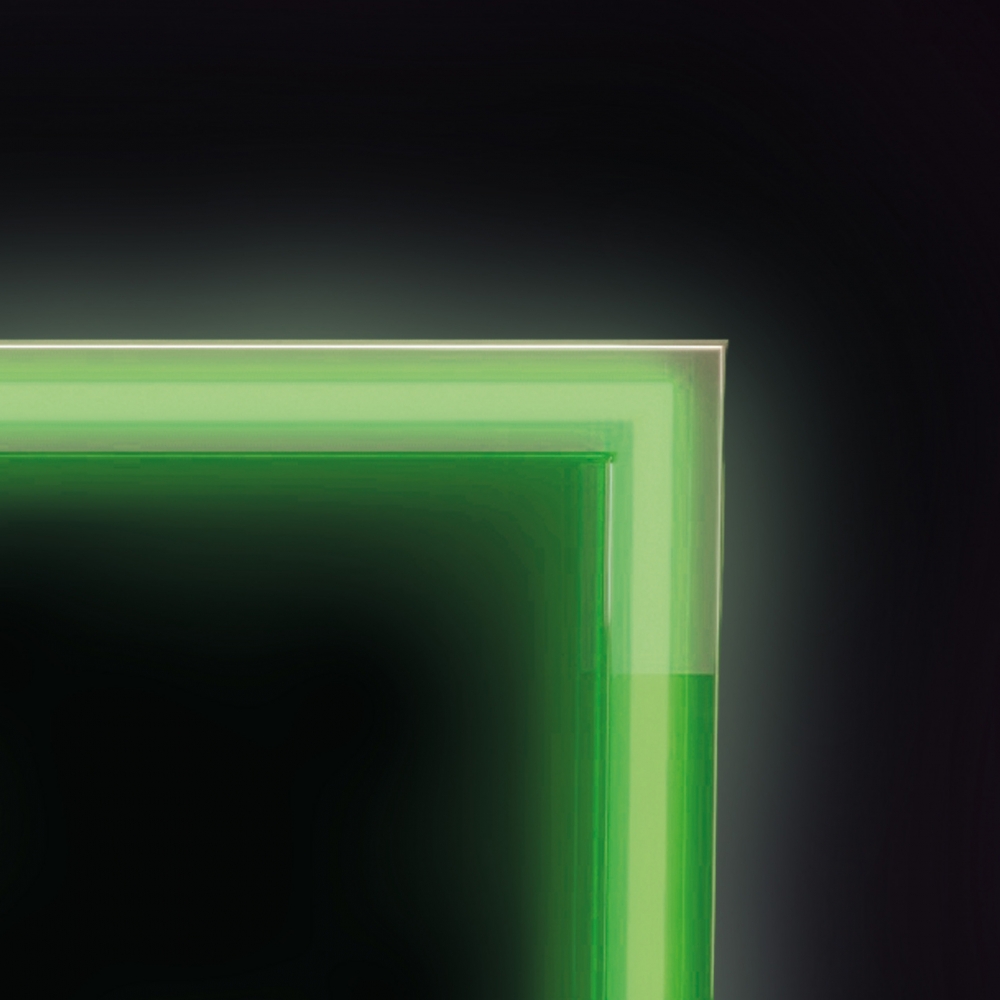 Gamingteppich rutschfest im leuchtenden Geometrischen Muster Neonfarben