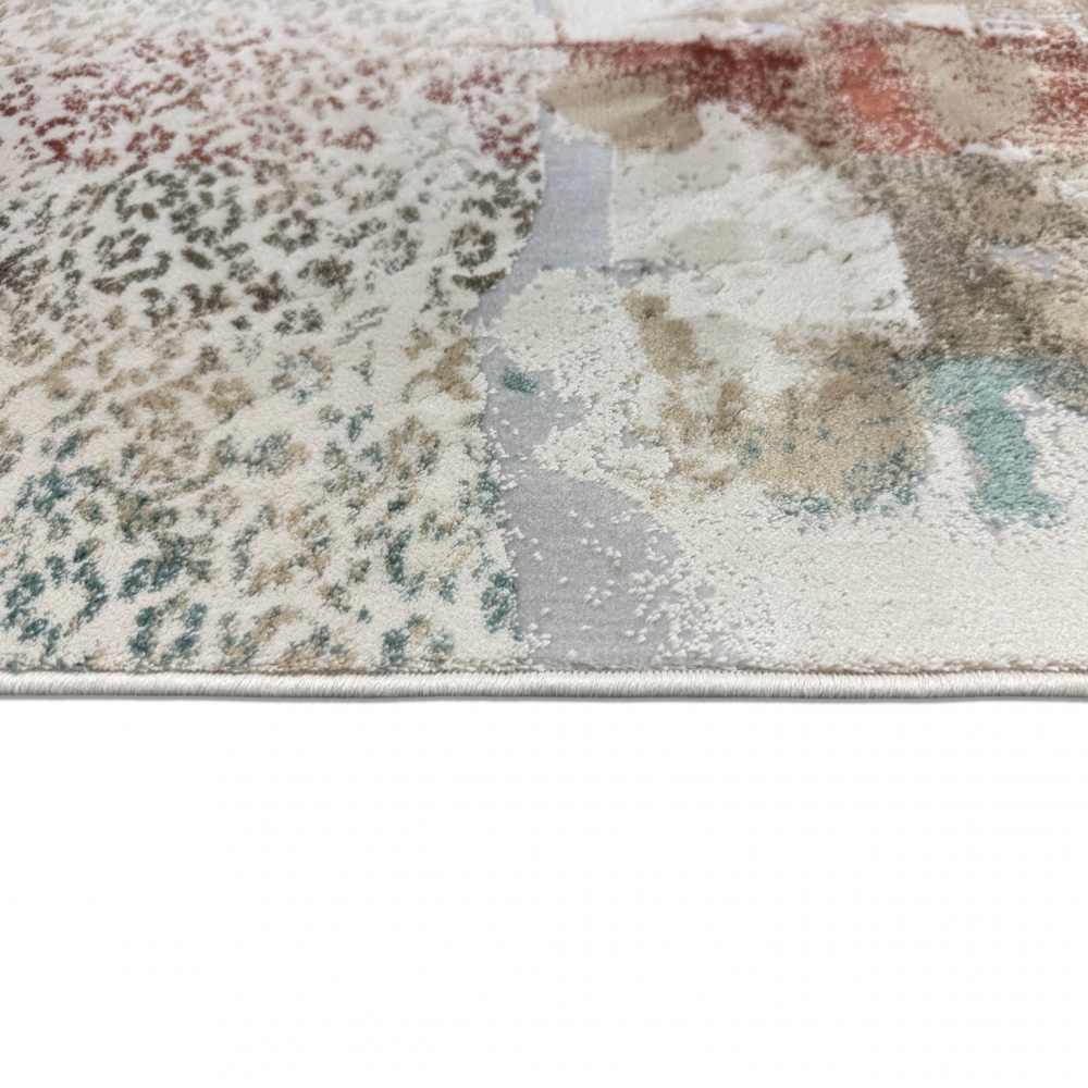 Gebetsteppich mit Moschee-Motiv in heller Farbgebung