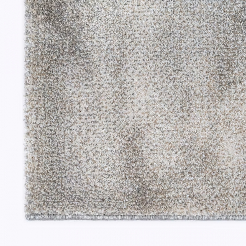 Teppich Grau Creme modern Steinoptik pflegeleicht robust Wohnzimmer